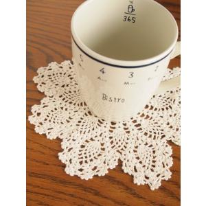 花瓶敷 18cm アンティークレース風 カント...の詳細画像1