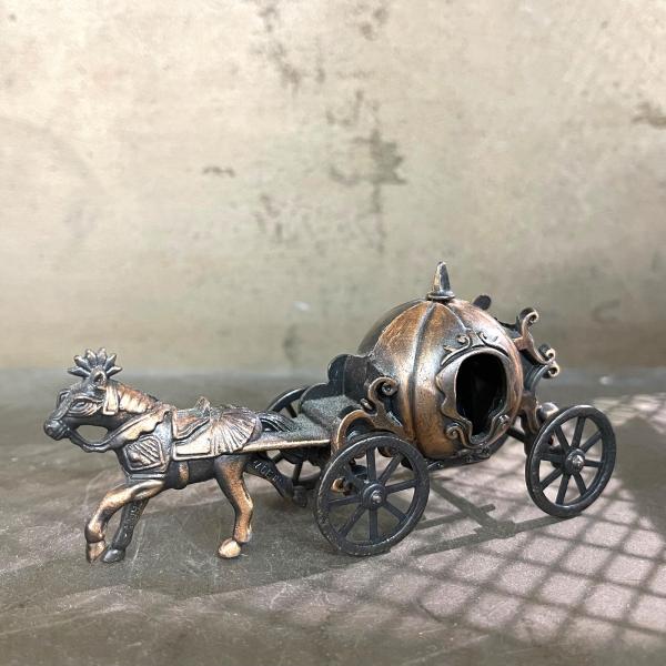 アンティーク シャープナー 鉛筆削り オブジェ ミニチュア かぼちゃの馬車