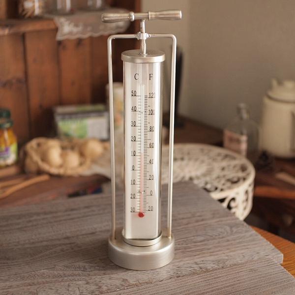 アンティーク調 スケールサーモメーター 寒暖計