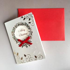 グリーティングカード ホワイトリースイタリア クリスマスカード CMGI-547｜comfy-shop