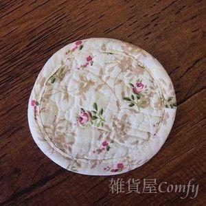 レース コースター テーブルコースター ナチュラル アンティーク 丸型キッチン雑貨　ナチュラル雑貨　...