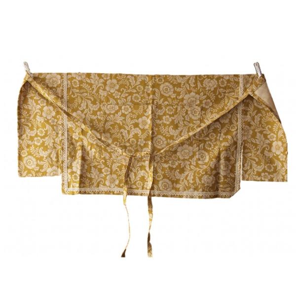 セール！30％OFF！！ハンドメイド カフェ エプロン マスタード スクエア