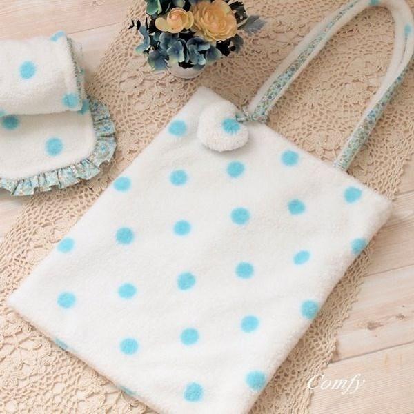 セール！40%OFF！ ナチュラル雑貨　ふわふわ　もこもこ　バッグ　ジェーン　フラワー　ハンドメイド...