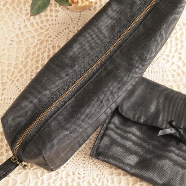 セール！40%OFF！ 雑貨屋カンフィ ハンドメイド クラフトkeke　モアレポーチ　ロング