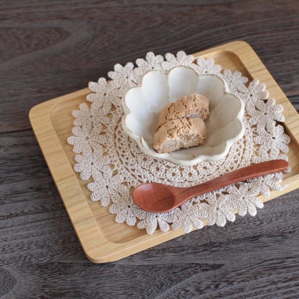 木製トレー S スンカイ 天然木 軽量 カフェトレー 持ち手付き 小さめ お盆 ナチュラル