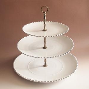 ポルトガル食器 コスタ・ノバ パール ケーキスタンド S アンティーク調