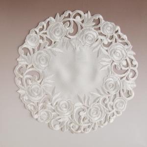 アンティークレース風  ドイリー 撥水加工 カービングロゼ