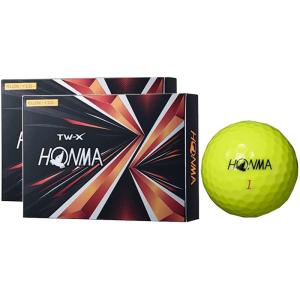 ゴルフボール ２ダース ＋ おまけ 本間ゴルフ ホンマ ゴルフ ボール 2021年 モデル TW-X TW X (TW-X_イエロー_２ダース)｜comfyfactory