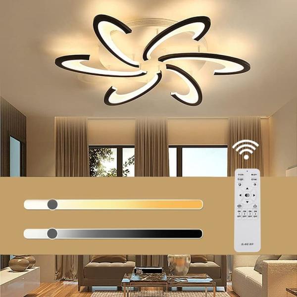 照明器具 LEDリビングルームシーリングライト 無段階調光リモコン付き LED 8-12畳 和風ペン...
