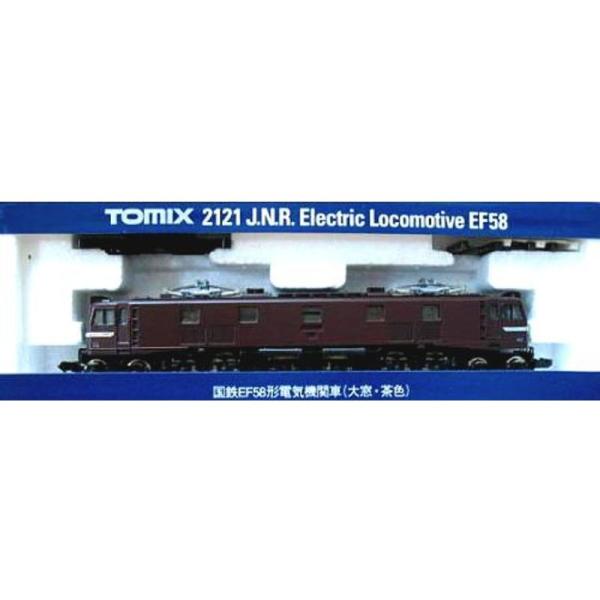 鉄道模型の車両 茶色・大窓(2121)鉄道模型 TOMIX・トミックス鉄道模型Ｎゲージ国鉄 EF58...