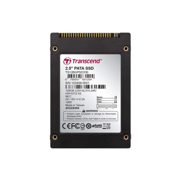 Transcend 128GB SSD 2.5インチ IDE 3年保証 TS128GPSD330
