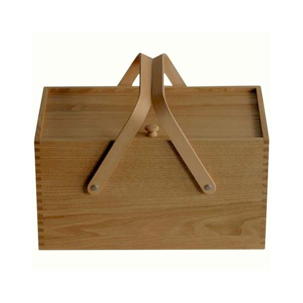 裁縫箱 倉敷意匠計画室 栗のソーイングボックス 木製 日本製