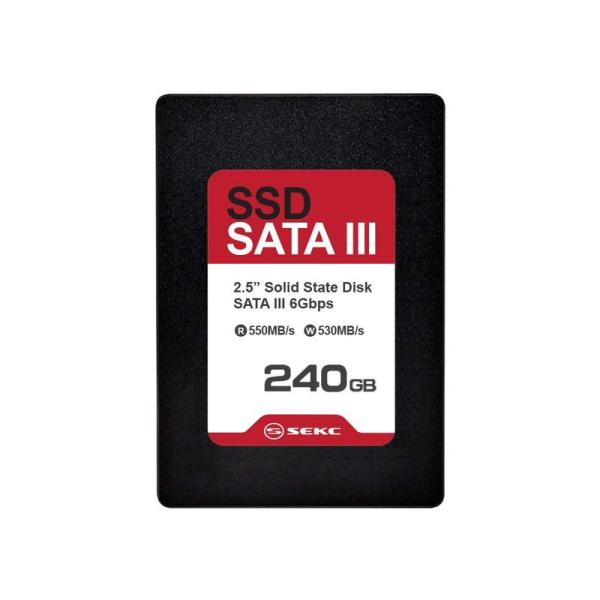 SEKC SSD 240GB SATA III 6Gb/s内蔵2.5インチ 7mm 3D NAND搭...