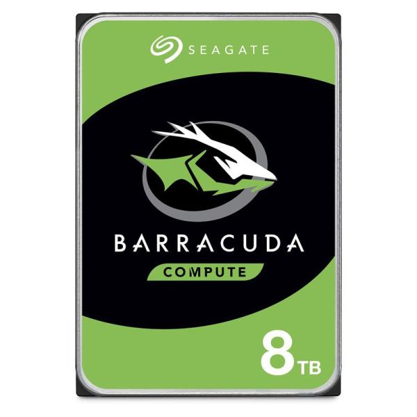 Seagate BarraCuda 3.5&quot; 8TB 内蔵ハードディスク HDD 2年保証 6Gb/...