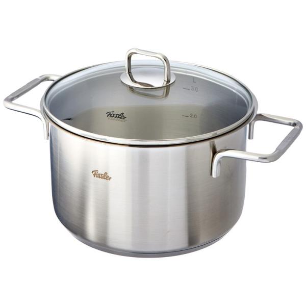 フィスラー (Fissler) 両手鍋 20cm ハンブルグ シチューポット ガス火/IH対応 ドイ...