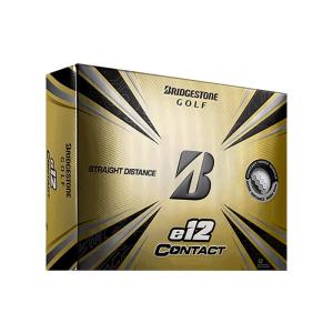 BRIDGESTONE(ブリヂストン)ゴルフボール e12 contact 2021年モデル 12球入 ホワイト 1CWX USモデル 並行｜comfyfactory