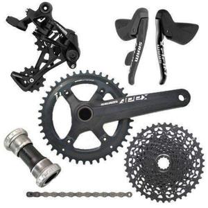 SRAM Apex1 GXP 10/11 Speed Crankset Asymmetry 42T Length 172.5mm BCD 1｜comfyfactory