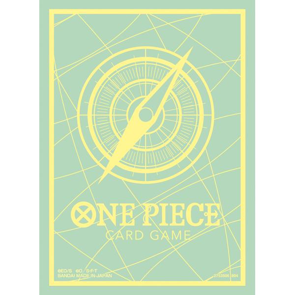 新品  ONE PIECEカードゲーム オフィシャルカードスリーブ 9 スタンダード ミントグリーン...