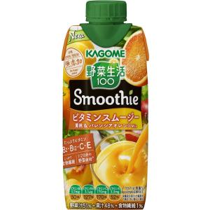 KAGOME 野菜生活100 Smoothie ビタミンスムージー 黄桃＆バレンシアオレンジMix 330ml × 48本の商品画像