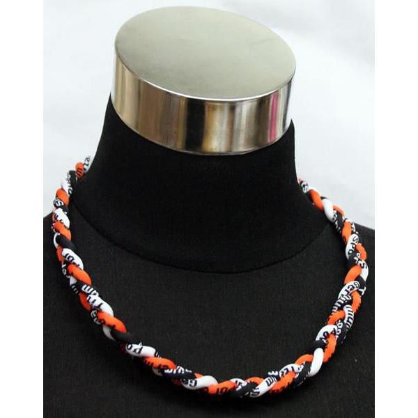 三つ網みゲルマネックレス　ゴルフ用品