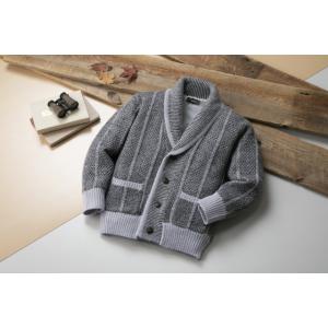 Pierucci ピエルッチ メンズ カーディガン 長袖 ウール100% 暖かい ショール襟 秋 冬 グレー系 Ｍ Ｌ LL 彩香 ラッピング不可 お名前シール不可 送料無料