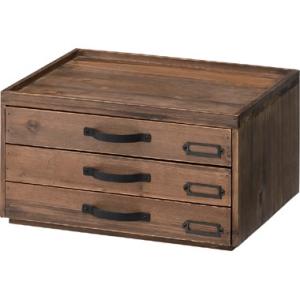 レターケース 3段 A4 Toreno 木製 幅35cm （ 幅35×奥行28×高さ19cm