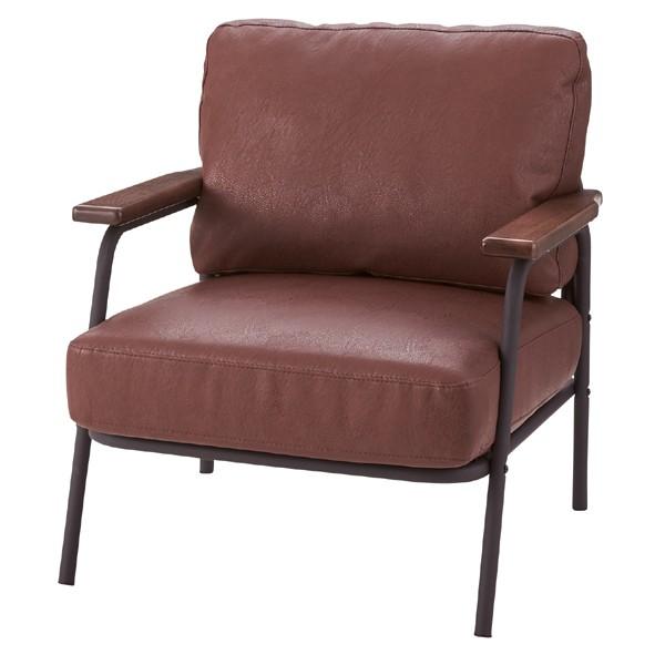 ソファ 1人掛け ポケットコイル ソファー コンパクト スチール 合皮 レザー 肘付き 脚付き 一人...