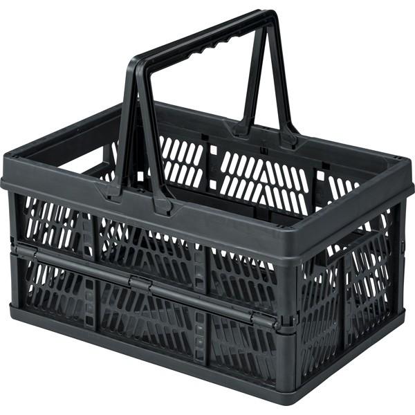 取っ手付き コンテナボックス フォールディングボックス 折りたたみ 収納ケース 収納ボックス 段積み...