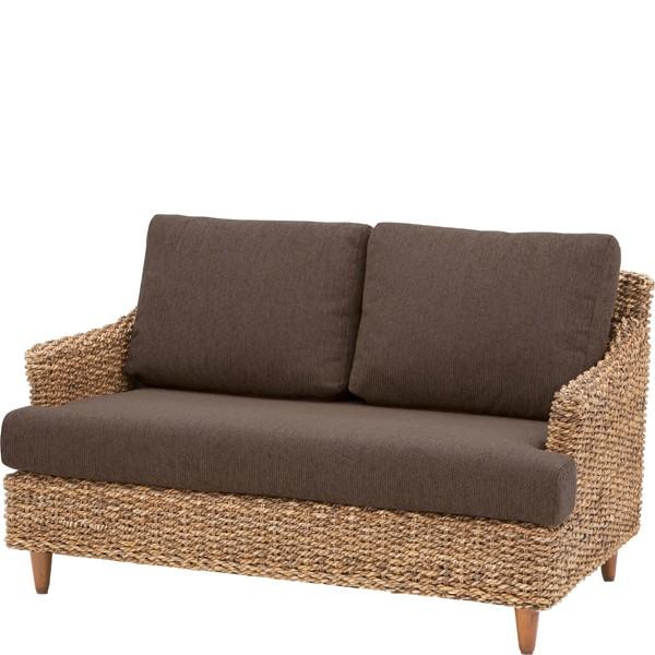 ソファ 2人掛け ソファー コンパクト アバカ 肘付き 二人掛け 2人用 イス 椅子 アジアンリゾー...