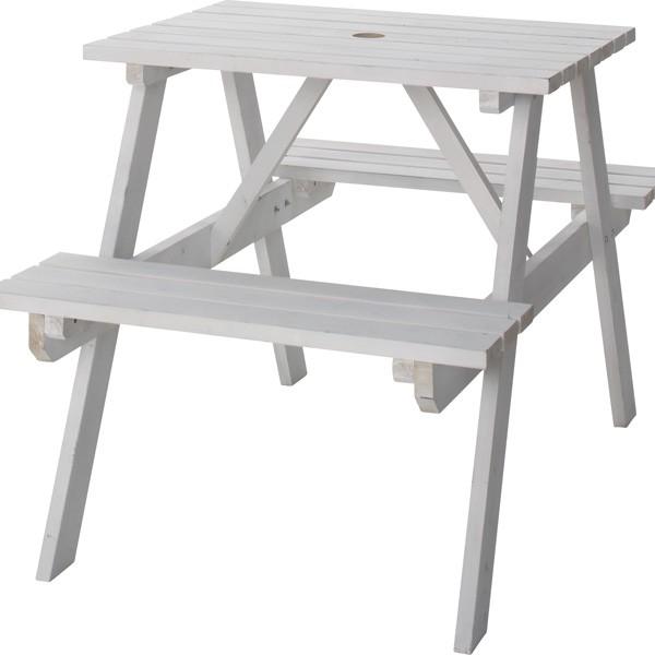 レジャーテーブルセット 2人 レジャーテーブル＆チェアセット 幅75cm テーブル ベンチ チェア ...