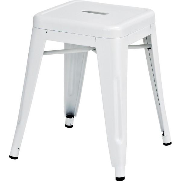 スツール 腰掛け スチール スタッキングスツール 椅子 オットマン 玄関 キッチン 台所 リビング ...