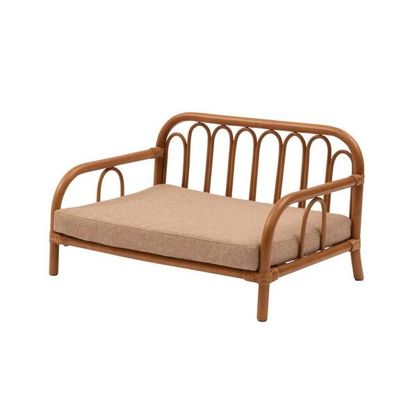 ペット ベッド ラタン クッション 犬 猫 おしゃれ