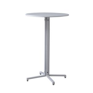 ハイテーブル サークル グレー ダイニングテーブル 幅60cm 2人掛け カウンターテーブル バーテーブル 食卓テーブル 2人がけ スタイリッシュ 高級感 丸 円型｜commitand