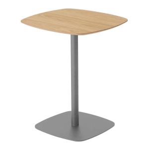 カフェテーブル グレー ダイニングテーブル 幅60cm 2人掛け 食卓テーブル 2人がけ ミッドセンチュリー スタイリッシュ 高級感 ワークデスク リモートワーク｜commitand