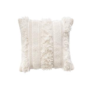クッション おしゃれ 45×45cm ソファー フロアークッション 背もたれ コットン インド｜commitand