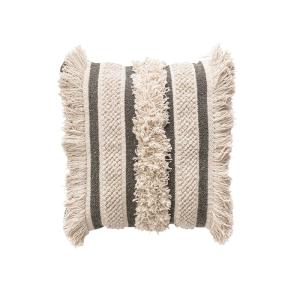クッション おしゃれ 45×45cm ソファー フロアークッション 背もたれ コットン インド｜commitand