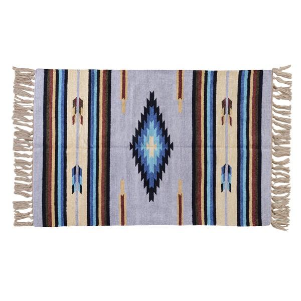 キリムラグ ラグマット 75×45cm 玄関マット コットン 綿 キッチンマット フロアマット 柄 ...