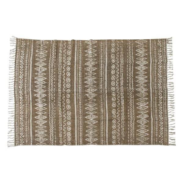 ラグマット 120x170cm コットン 綿 フロアマット 柄 ラグ マット デザインラグ カーペッ...