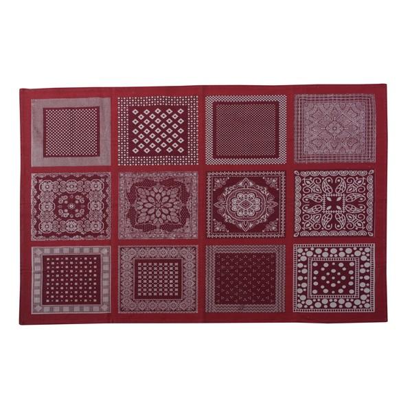 ラグ マット フロアマット 190x130cm 柄 コットン 綿 ラグマット デザインラグ カーペッ...