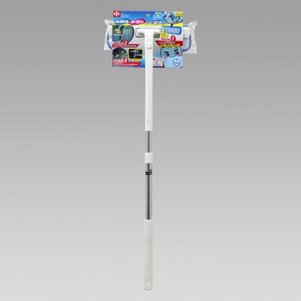 しぼれる回転窓みがき伸縮 窓掃除 ガラスクリーナー ガラス戸 窓ガラス 窓ガラス掃除 お掃除ワイパー...