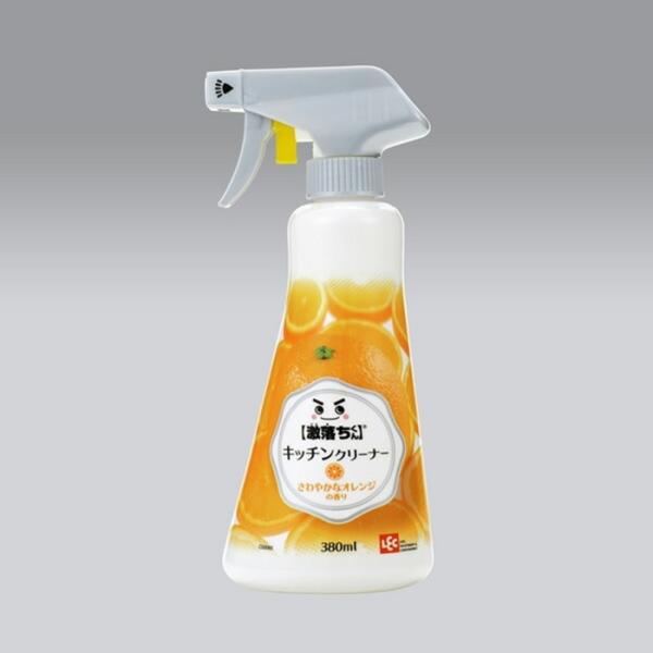 激落ちくん キッチンクリーナー 泡スプレー 380mL さわやかなオレンジの香り 換気扇 レンジ 油...