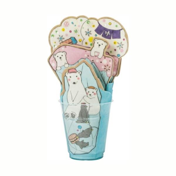 自然気化式加湿器 お風呂に入る動物たち シロクマの仲間たち デスク ベッドサイド 卓上 省エネ