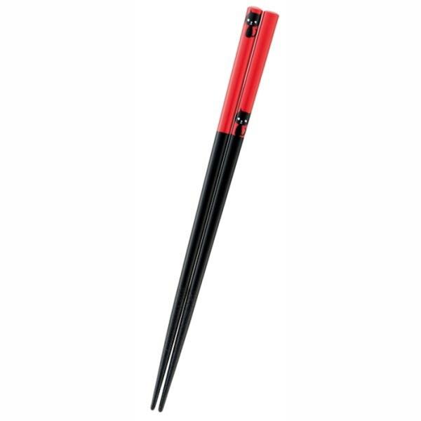 黒猫さん 21cm 天然木 箸 日本製 おしゃれ はし chopstick プレゼント父の日 母の日...