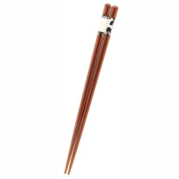 ぶらさがるネコ 21cm 天然木 箸 日本製 おしゃれ はし chopstick プレゼント父の日 ...