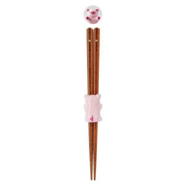 はしっこ箸置セット ブタ 18cm 箸 おしゃれ はし chopstick プレゼント父の日 母の日...