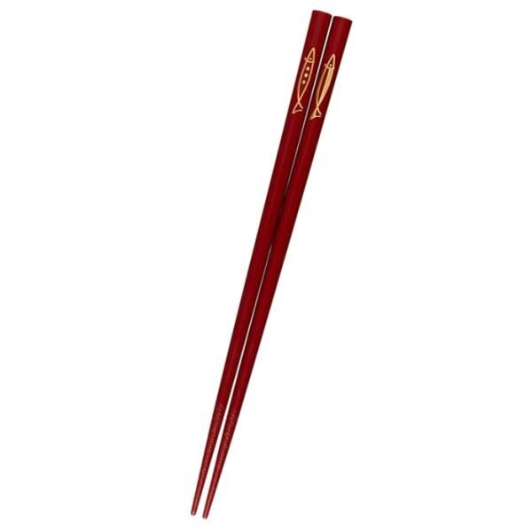 ゴールドフィッシュ 21cm 天然木 箸 日本製 おしゃれ はし chopstick プレゼント父の...
