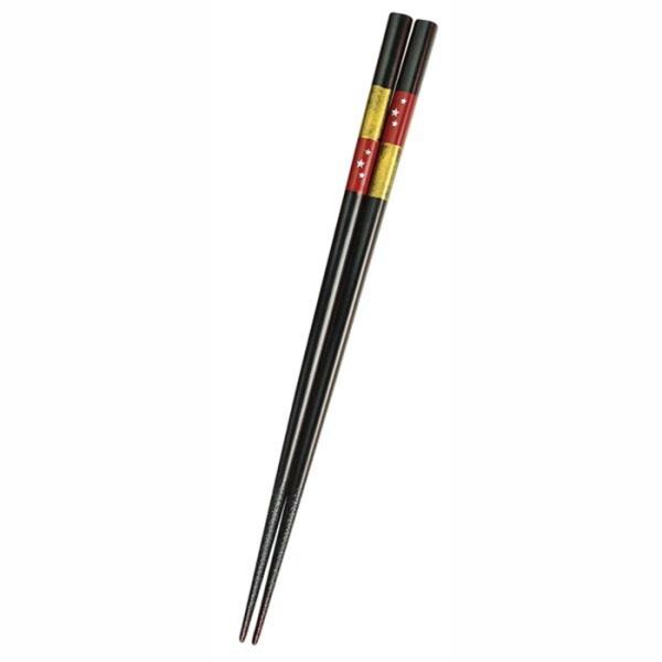 染木三ツ星市松 21cm 天然木 箸 日本製 おしゃれ はし chopstick プレゼント父の日 ...