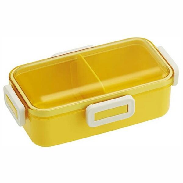 レトロフレンチ 抗菌 ふわっと弁当箱 イエロー ランチボックス 仕切り付き 電子レンジOK 食器洗浄...