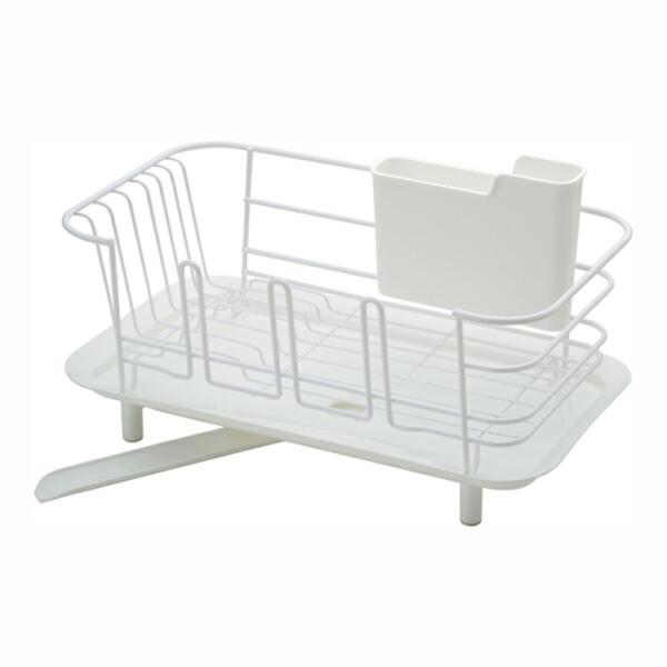 リベラリスタ デッシュドレーナー スリム ホワイト 水切りラック ディッシュラック おしゃれ キッチ...