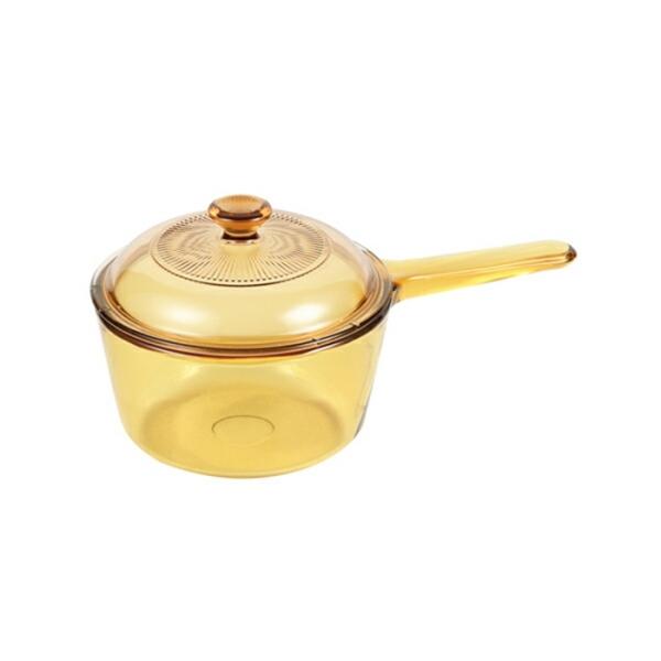 VISIONS ソースパン1.0L 片手鍋 なべ ガラス製 超耐熱ガラス